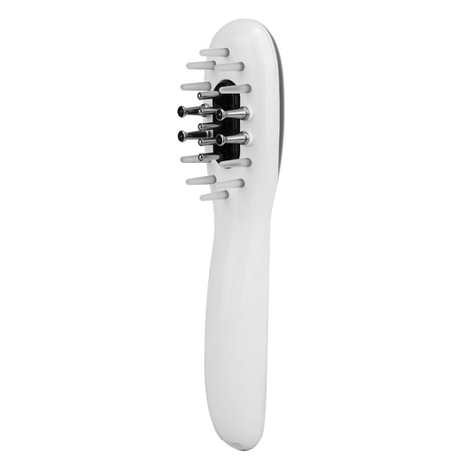 Electric Scalp Massage Comb Microcurrent Hair Brush Handheld Head Scratcher Massager Hair Oil Applicator with Vibration Micro-Current Mode Red & Blue