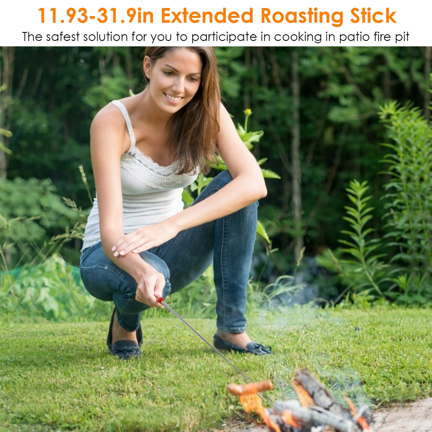 Extendable Marshmallow Roasting Sticks Set - 12 Piece
