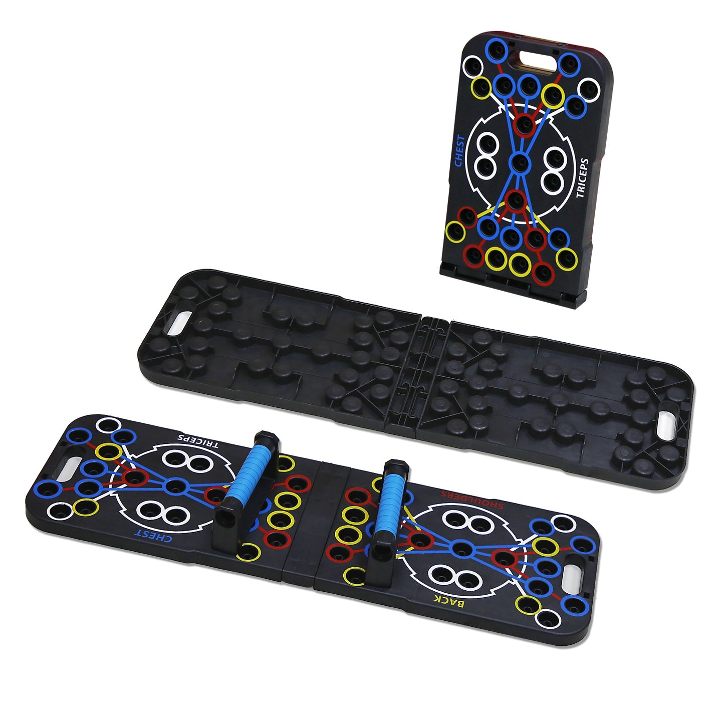 Push Up Board Home Gym Set with 15 Fitness Accessories