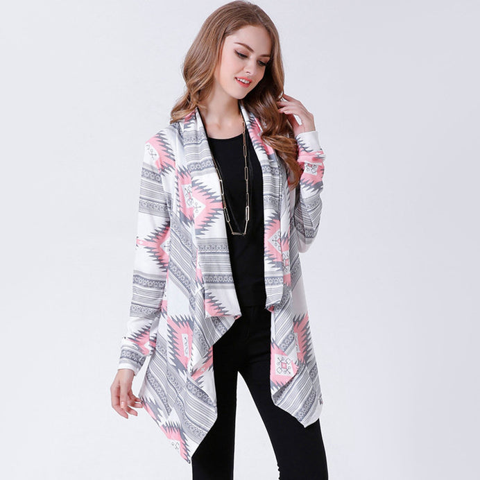 Women Open Front Cardigan Long Sleeve Shawl