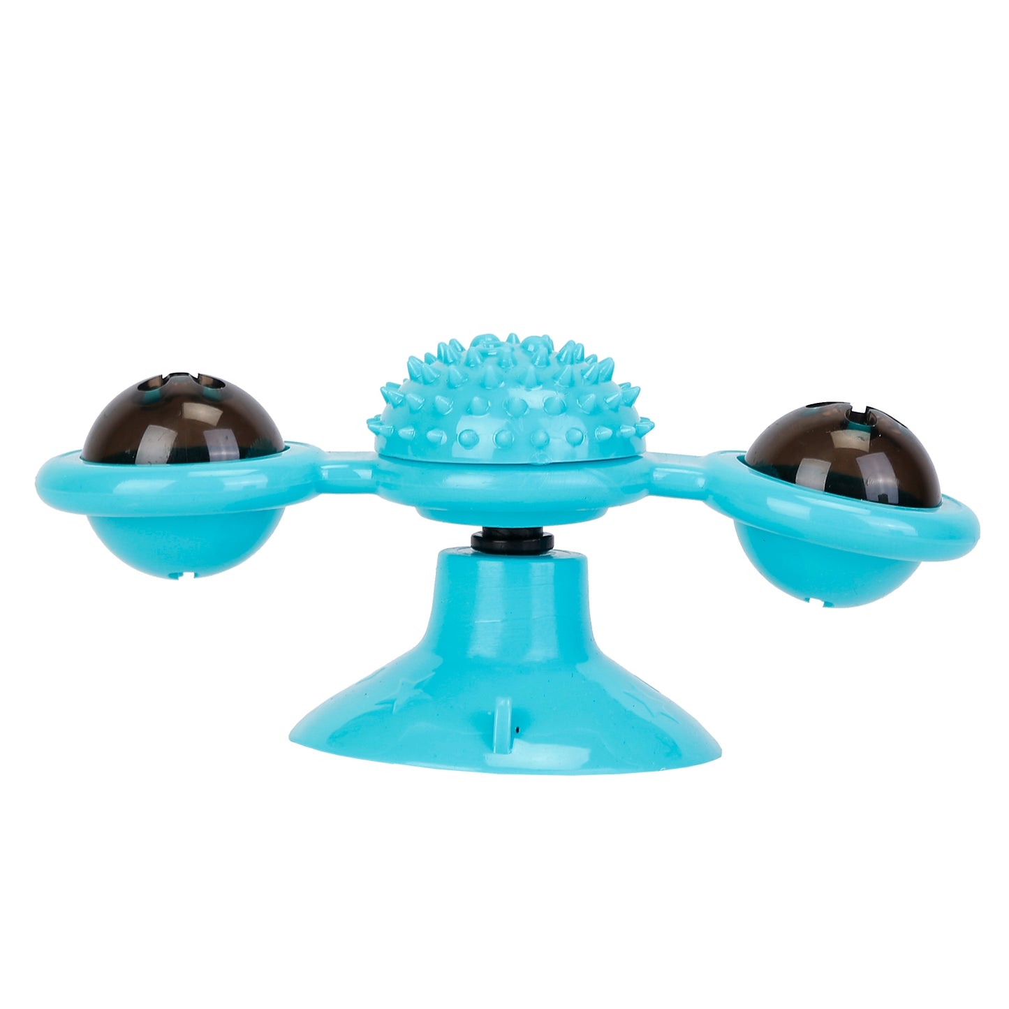 Windmill Cat Toy with Catnip Ball and LED Light