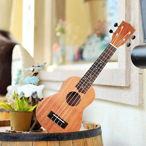 21 Inch Soprano Ukulele with Sapele Body for Beginners