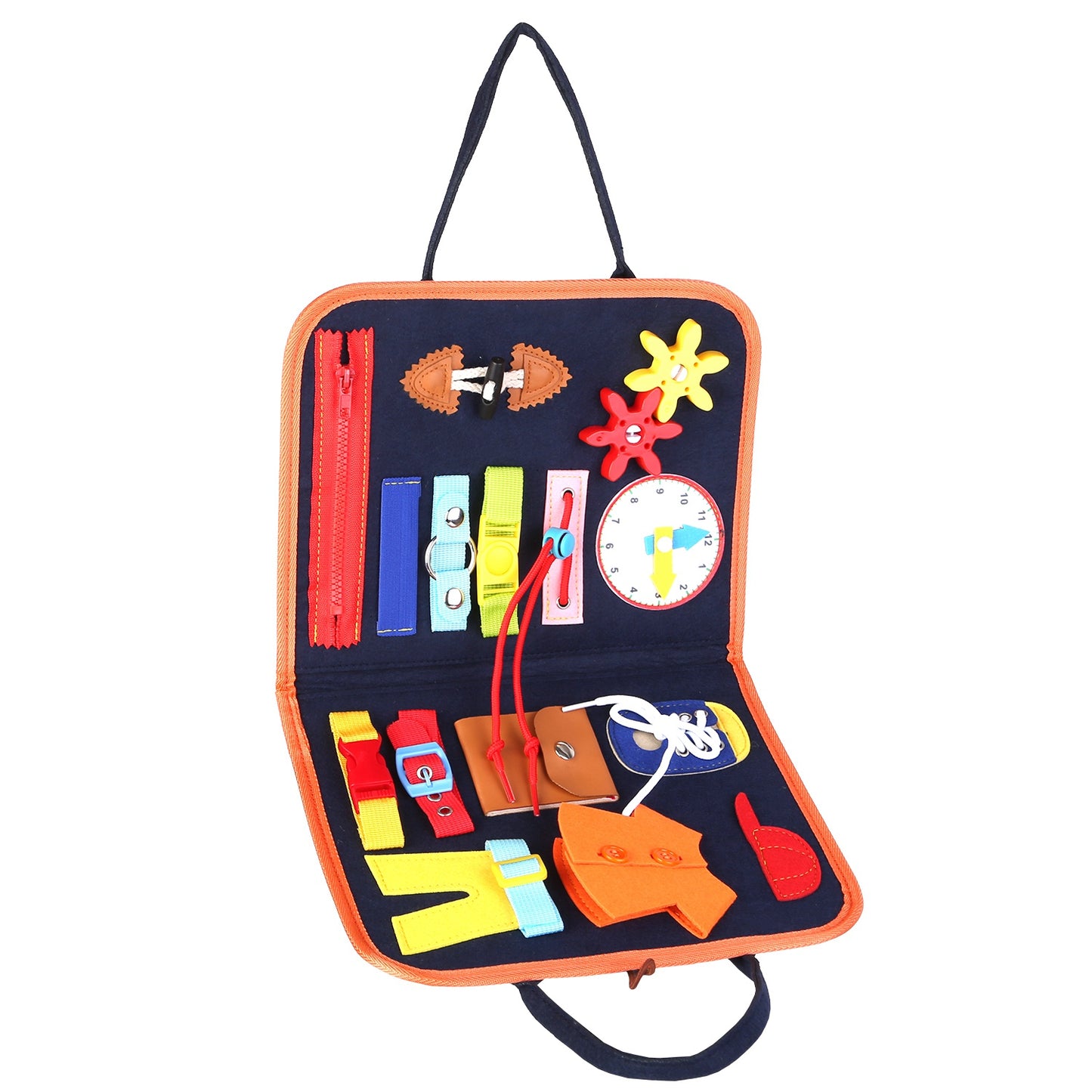 Busy Board Sensory Activity Toy for Toddlers Ages 1-6