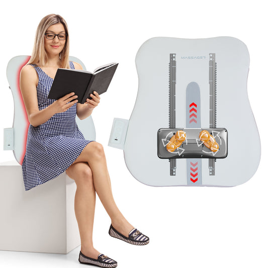 Shiatsu Back Massager with 3D Kneading & Cordless Design