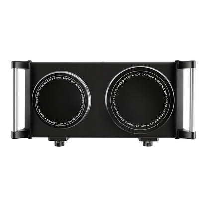 Electric Double Burner Hot Plate with Adjustable Temperature