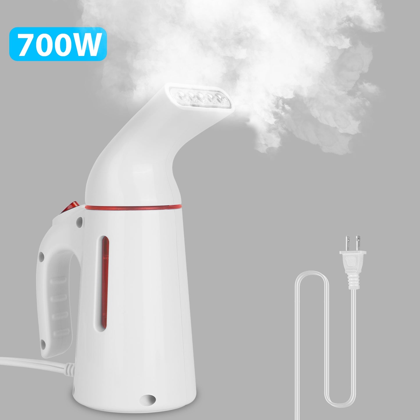 Portable Garment Steamer 700W with 30-Second Heat-Up