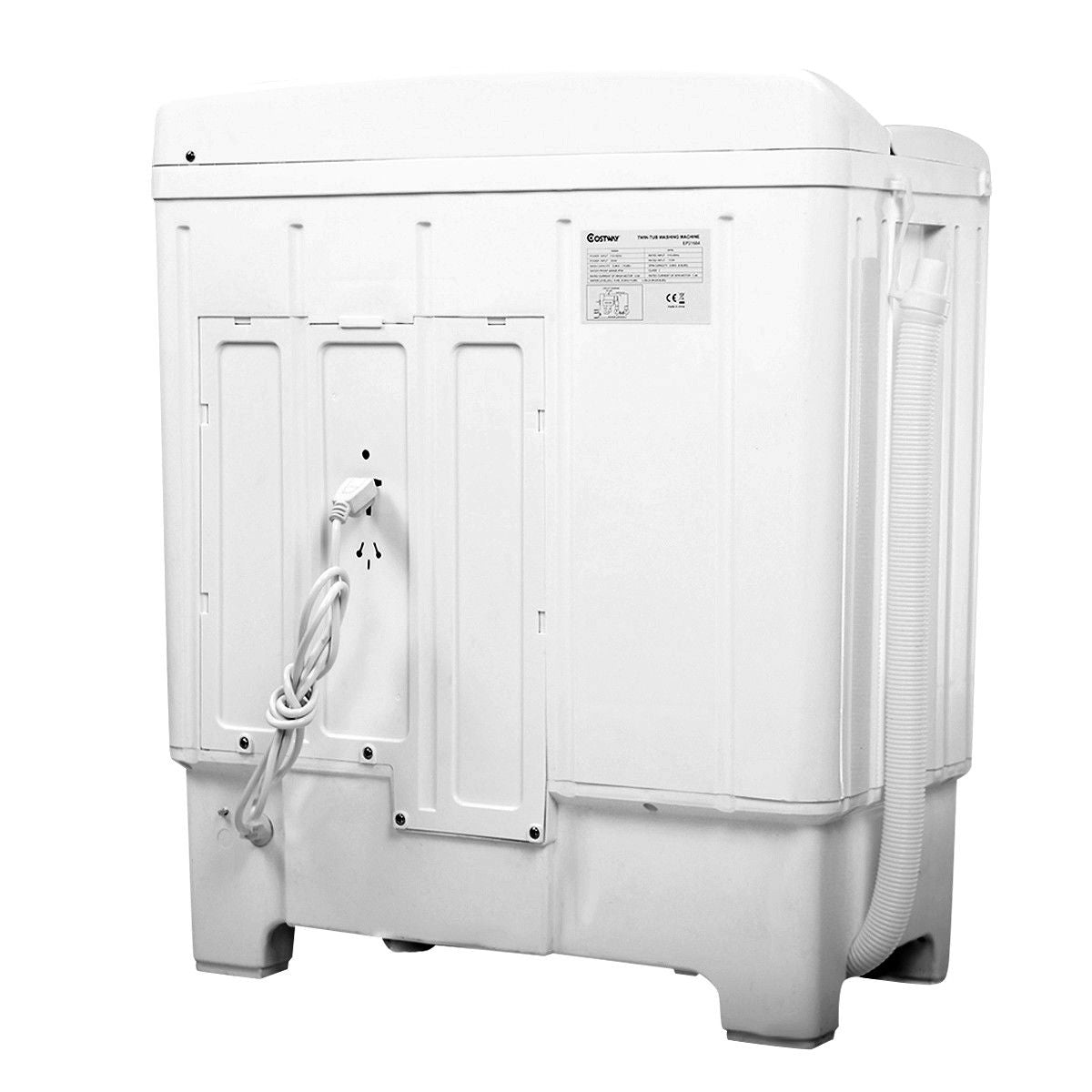 20 lbs Compact Twin Tub Washing Machine for Home Use