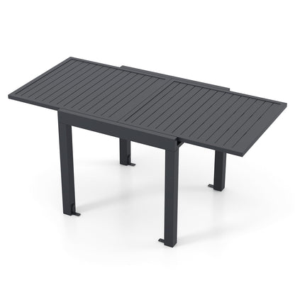 Expandable Patio Dining Table for 4-6 People