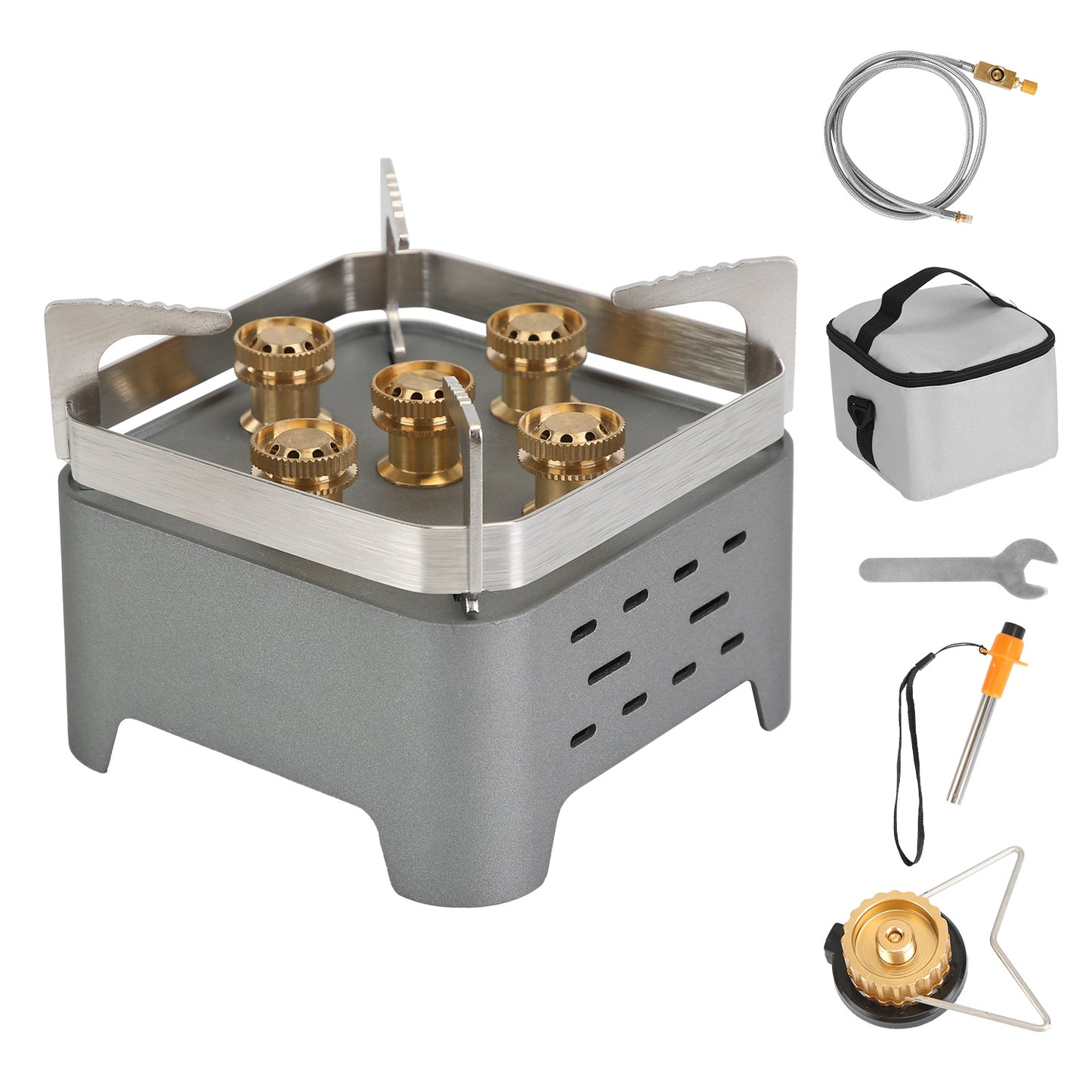 Portable Camping Stove 12000W with Windproof Design