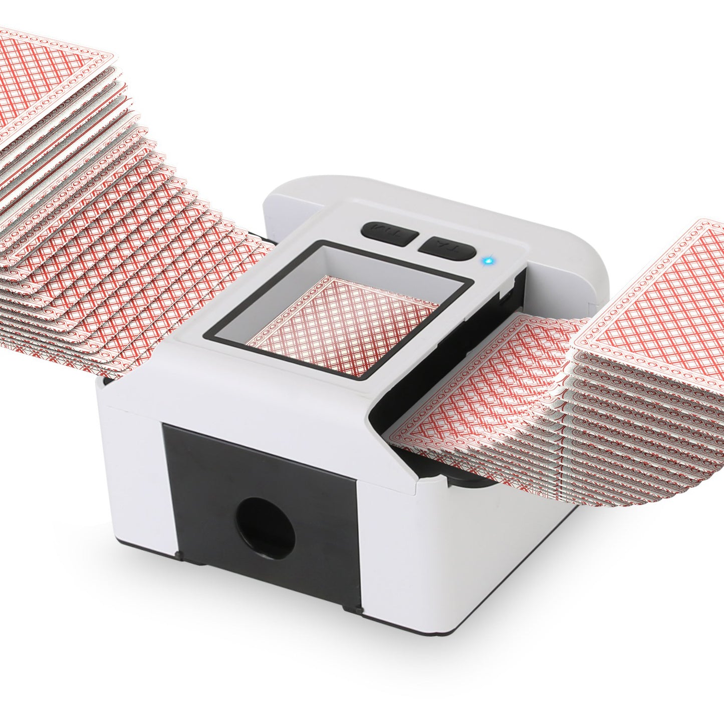 Automatic Card Shuffler 2 Deck Rechargeable Electric