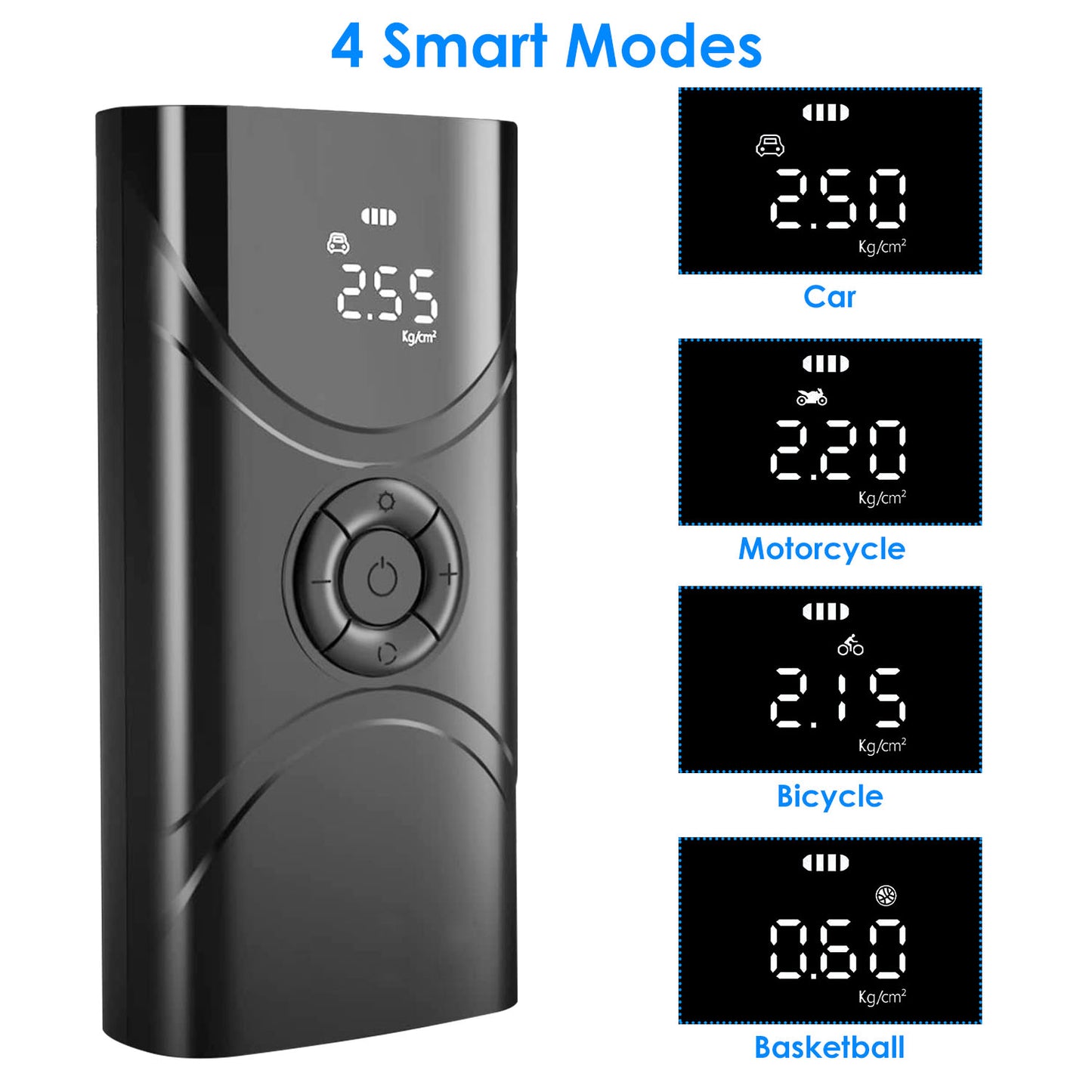 Portable Tire Inflator 150 PSI Wireless Air Compressor 6000mAh