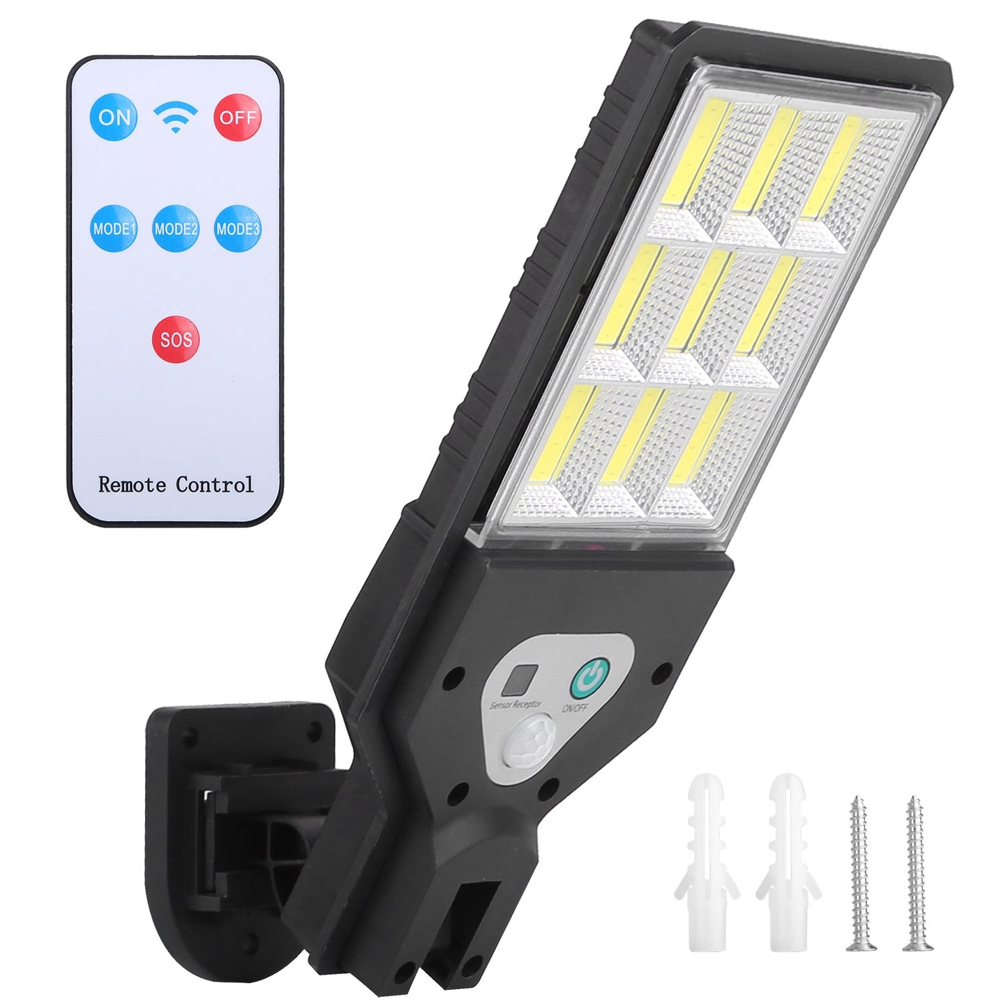 Solar Wall Light with Motion Sensor and Remote Control