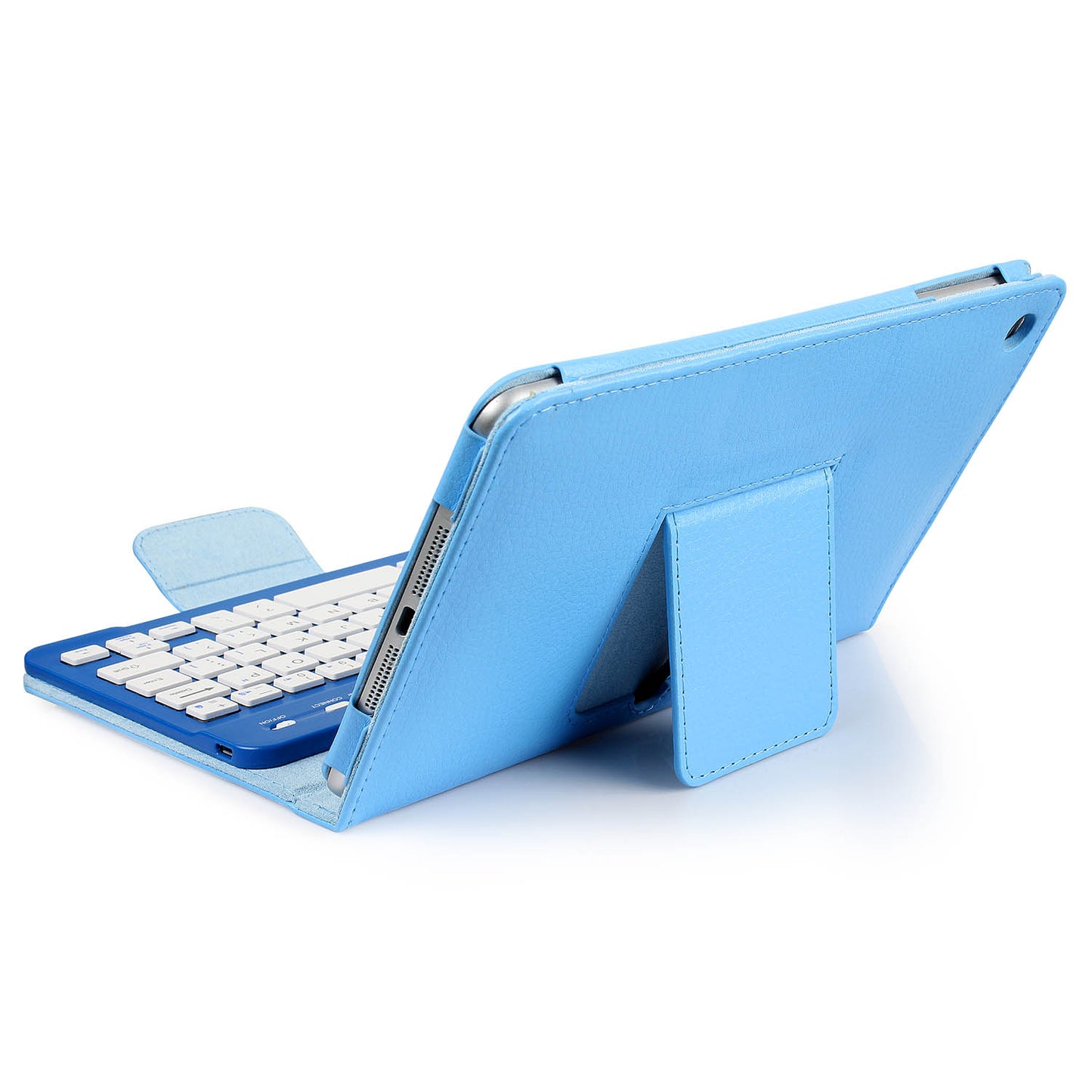 iPad Mini Keyboard Case with Wireless Bluetooth & Leather Cover