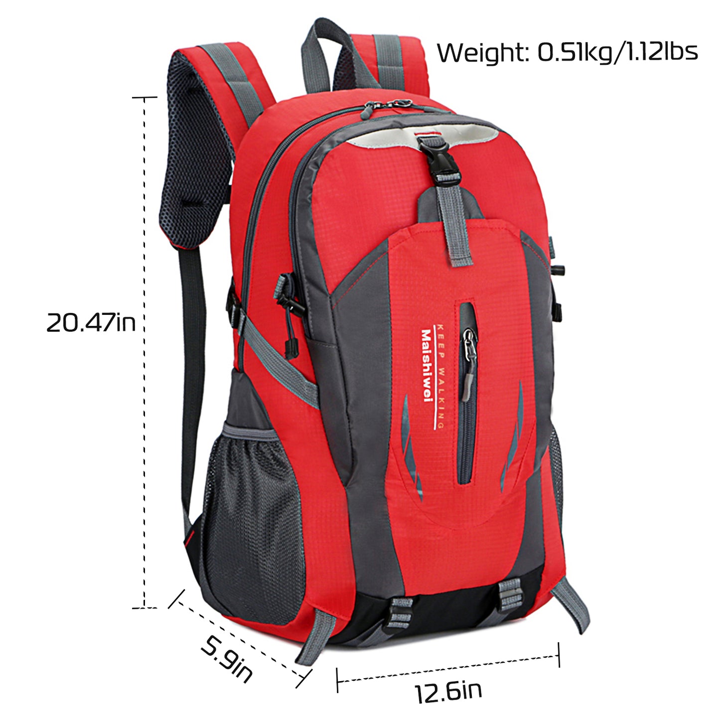 36L Waterproof Hiking Backpack with Ergonomic Design