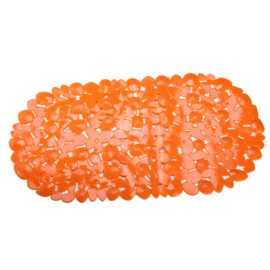 Pebble Massage Bath Mat with Suction Cups & Drain Holes