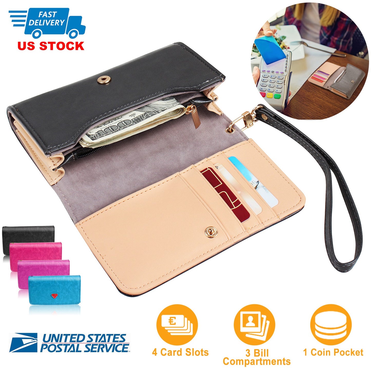 Women Wristlet Wallet