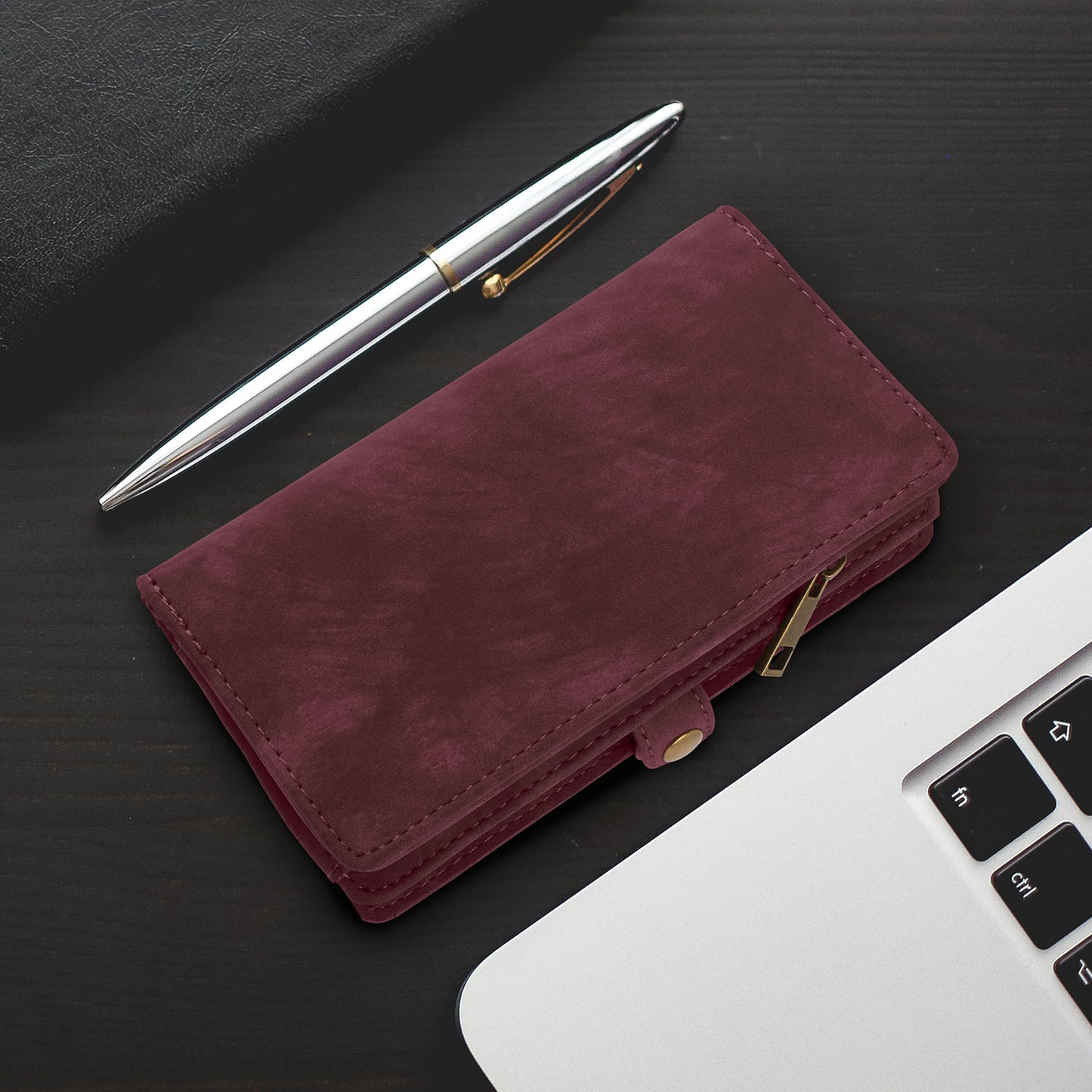 iPhone 6 Wallet Case with Detachable Magnetic Phone Holder