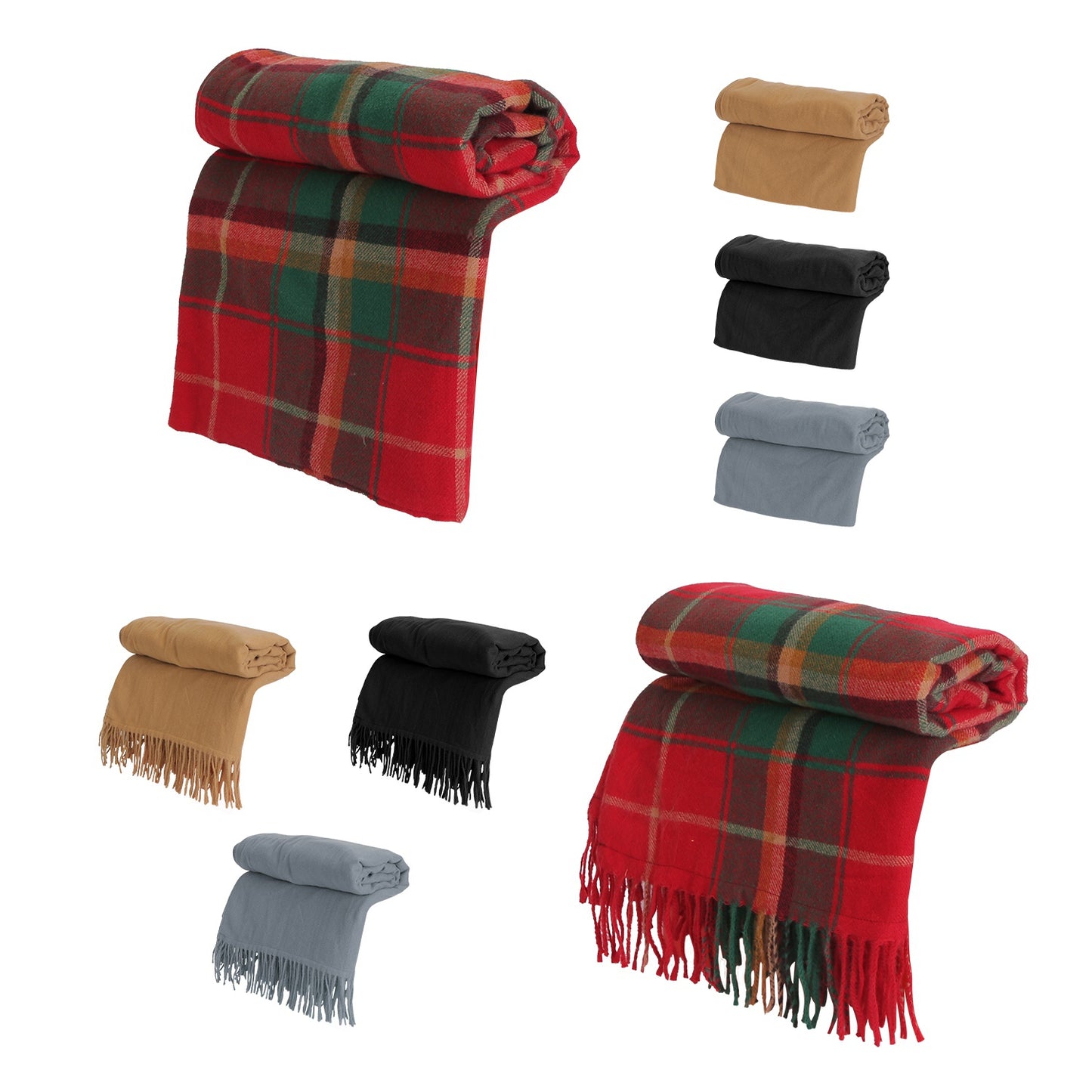 USB Heated Shawl with 3 Heat Levels and Zipper
