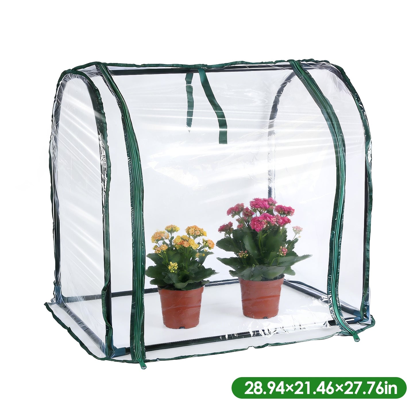 Tabletop Mini Greenhouse 29" x 21" x 28" with PVC Cover