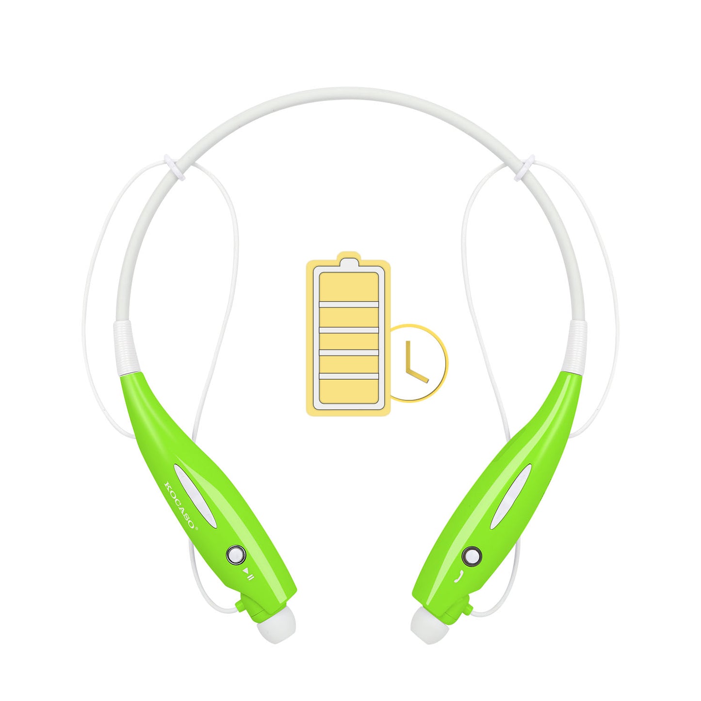 Wireless Sports Neckband Headphones with Magnetic Earbuds