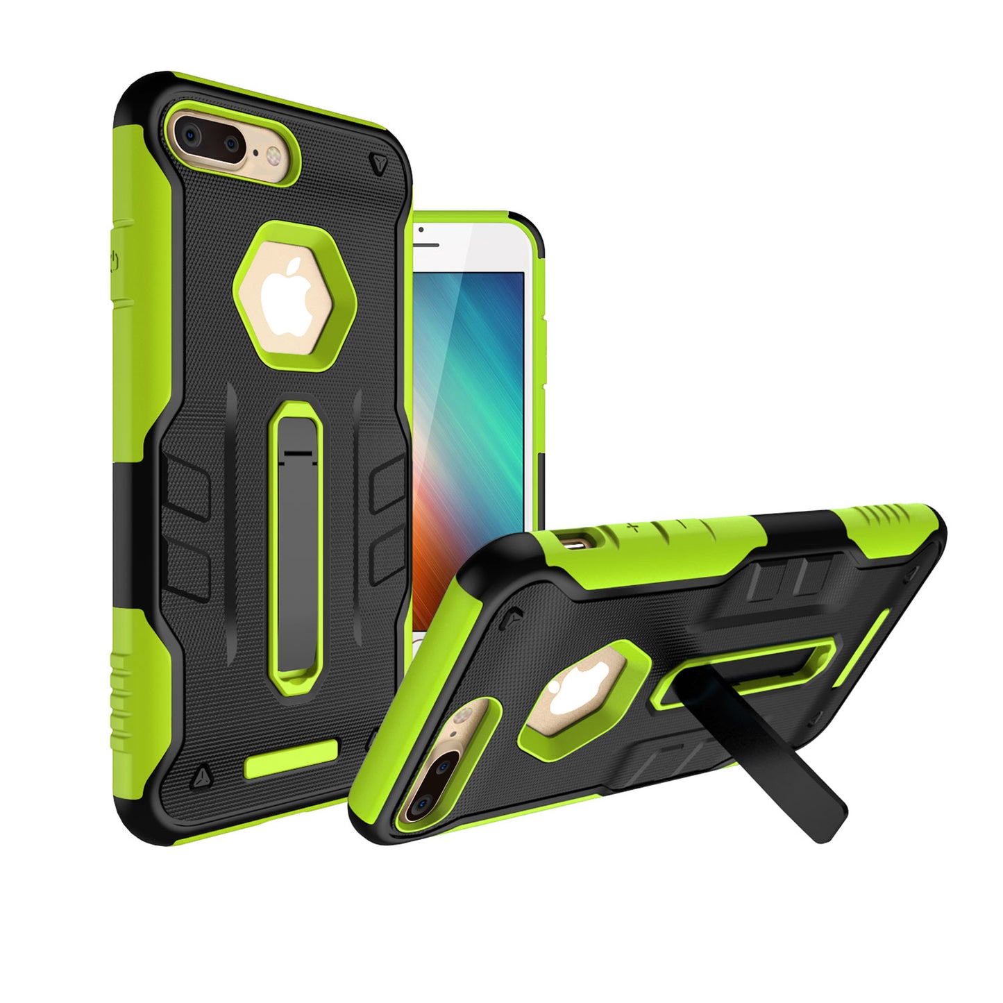 iPhone 8 Plus Rugged Case with Magnetic Kickstand