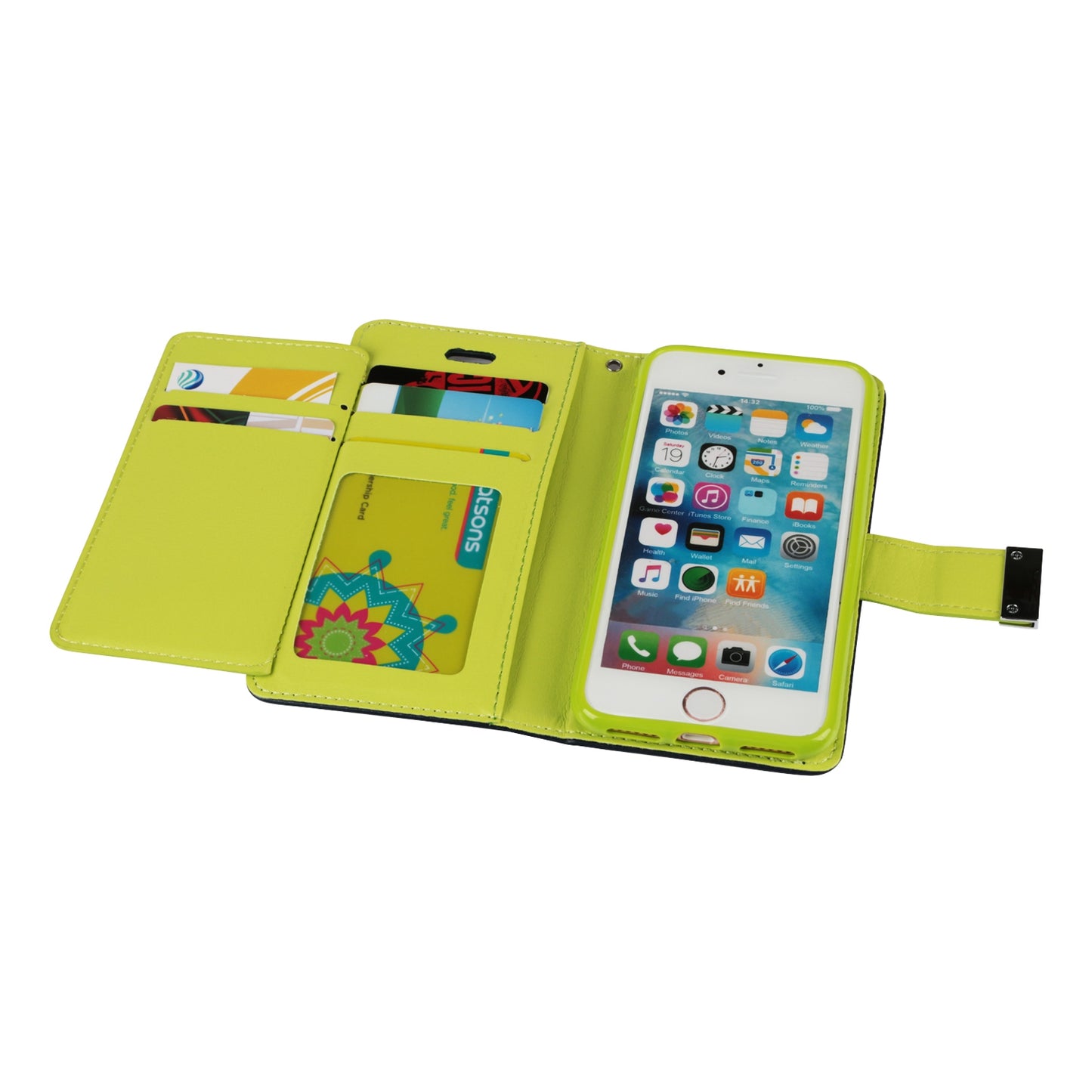 Dual-Folio Wallet Case for iPhone 7 with Card Slots