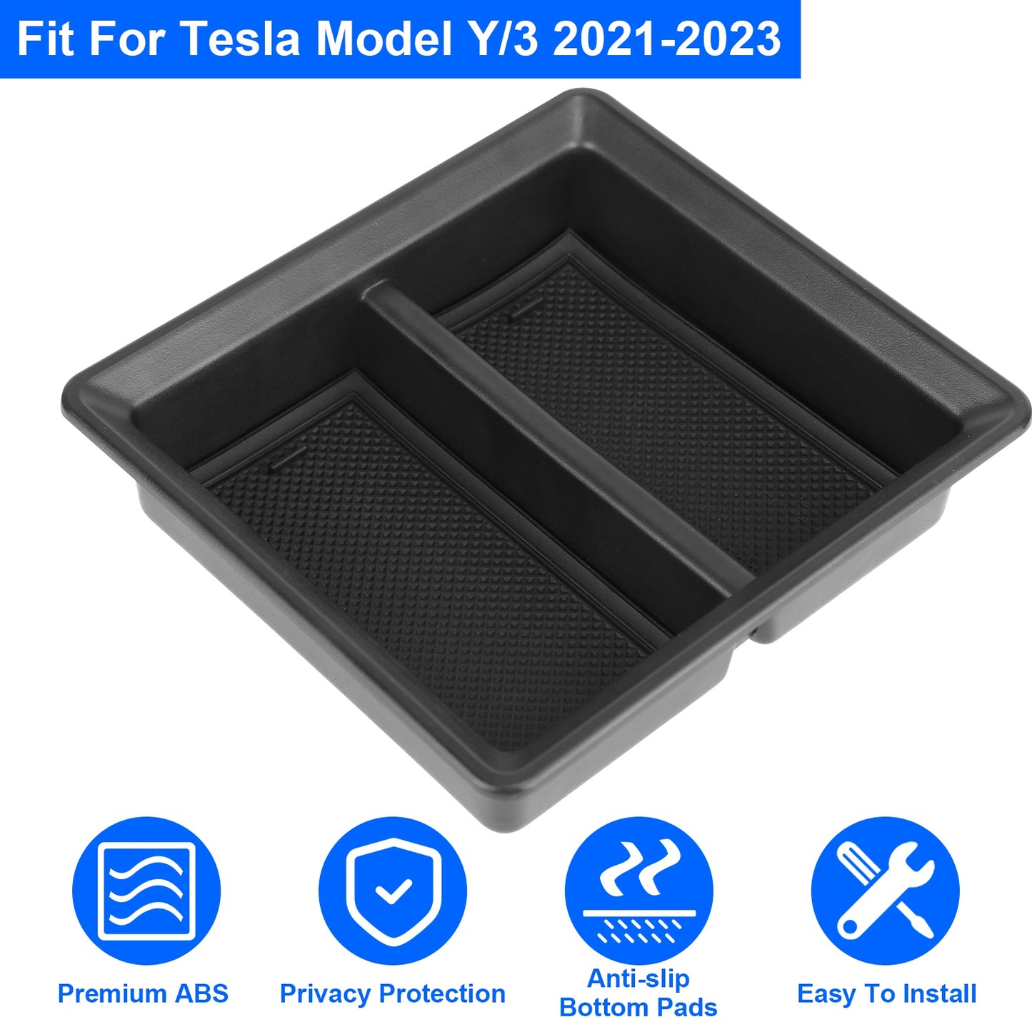 Center Console Organizer Tray for Tesla Model 3/Y 2021-2023