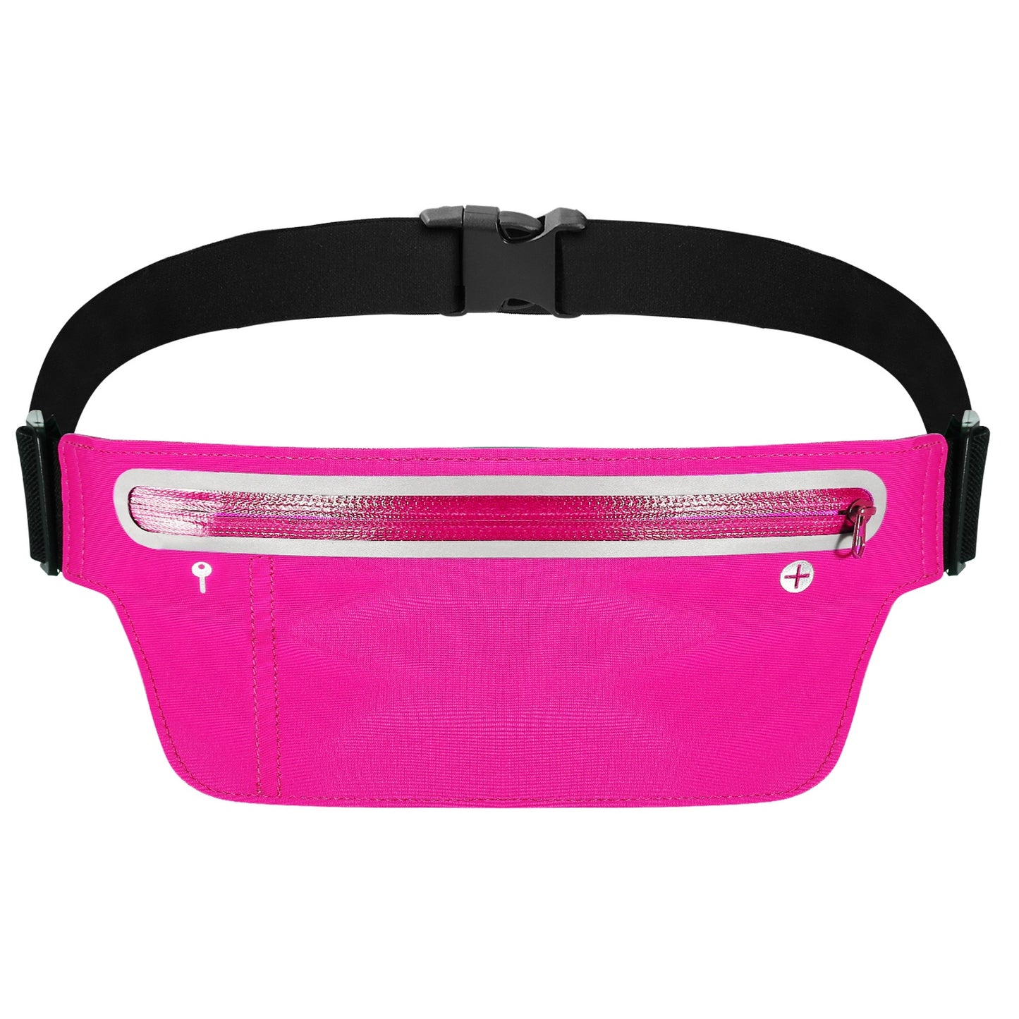 Running Belt Bag Adjustable Waist Pack with Reflective Strip