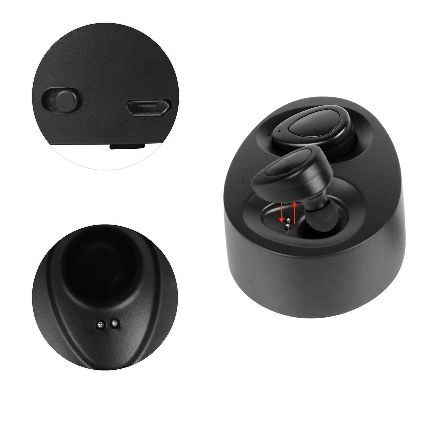 True Wireless Stereo Earbuds with Charging Dock