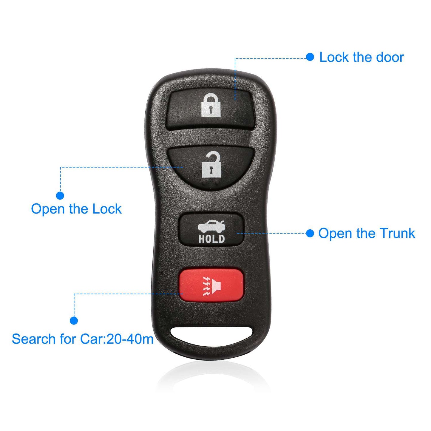 Keyless Entry Remote Key Fob for 2002-2006 Nissan Altima