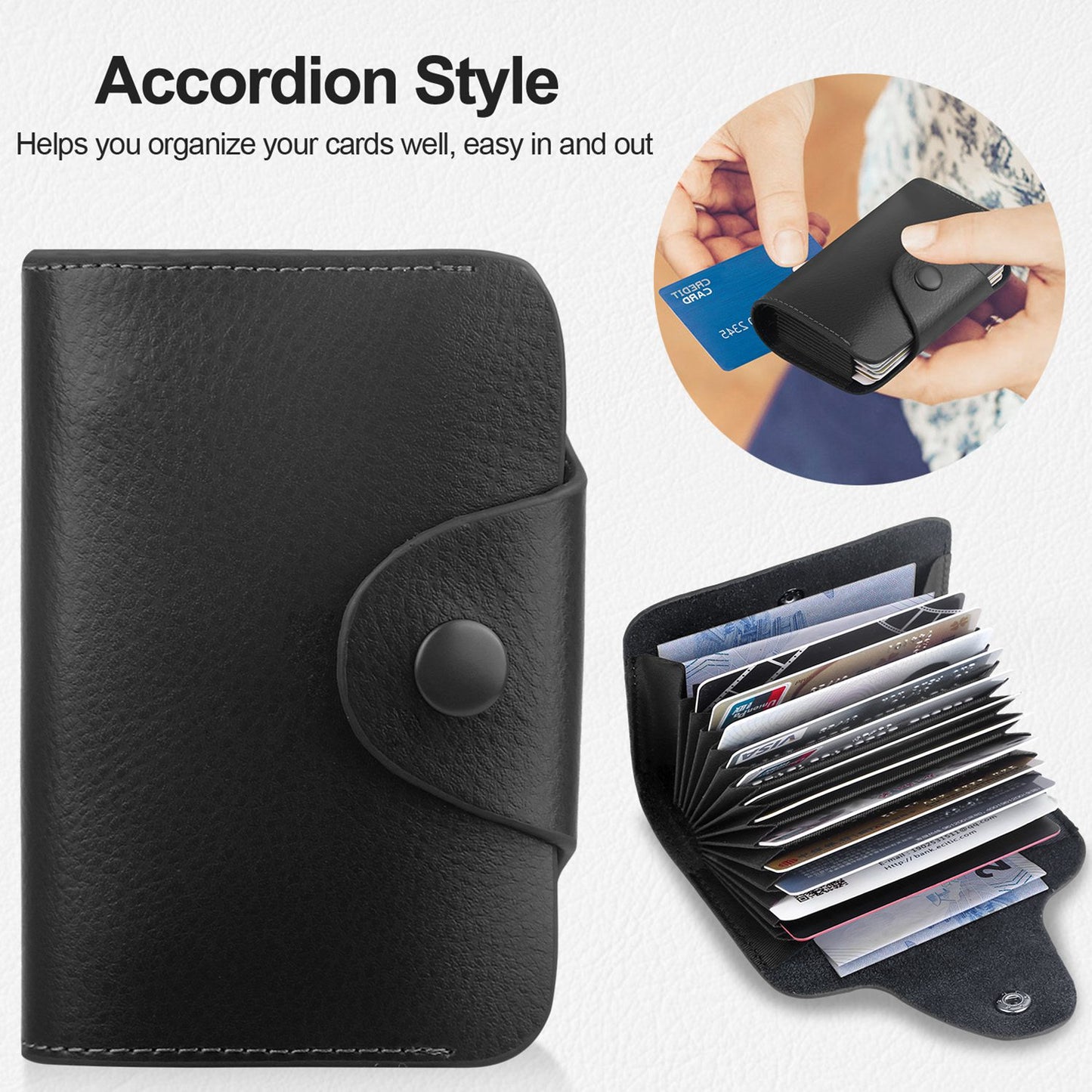 PU Leather Card Holder Wallet