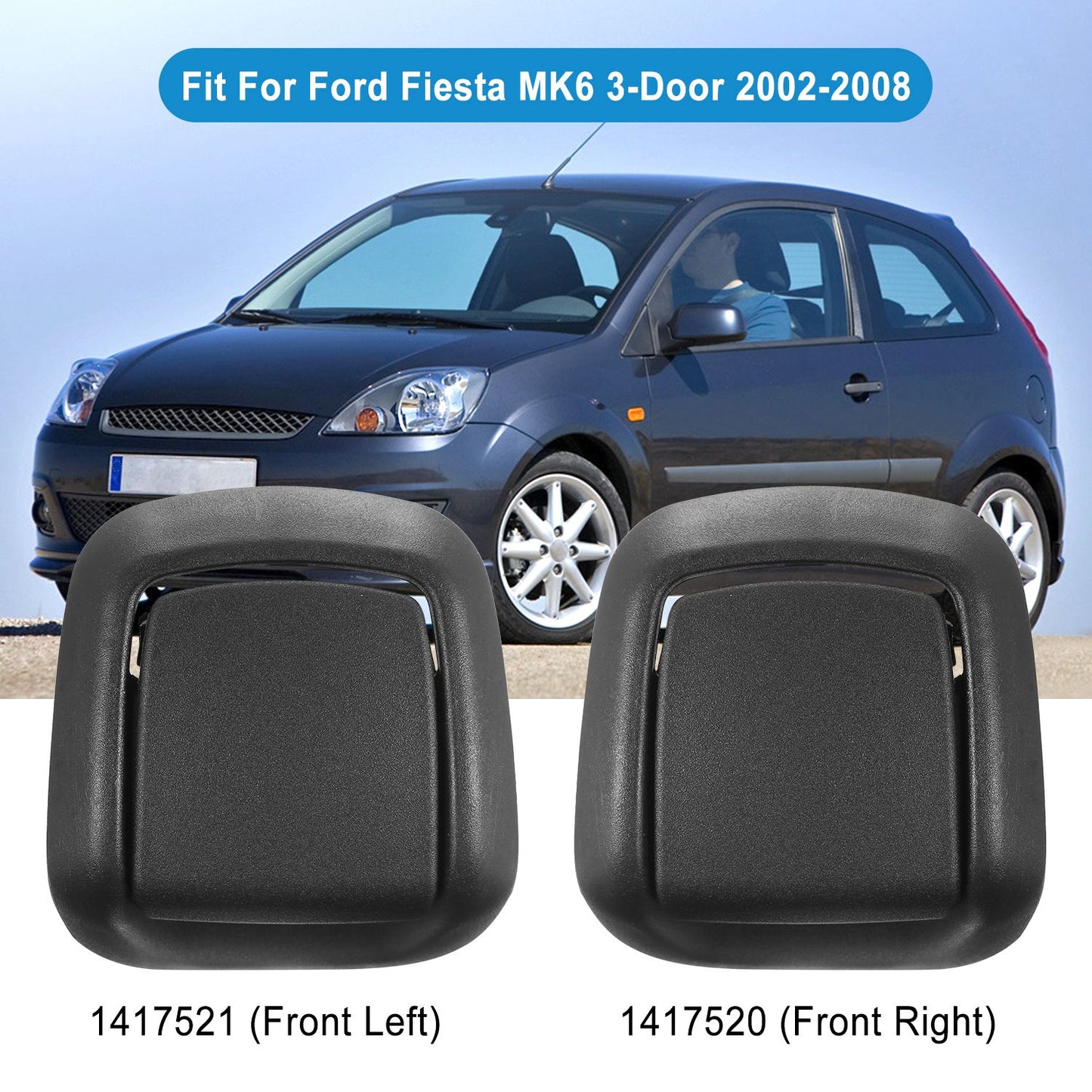 Seat Release Handles for Ford Fiesta MK6 2002-2008 (Pair)