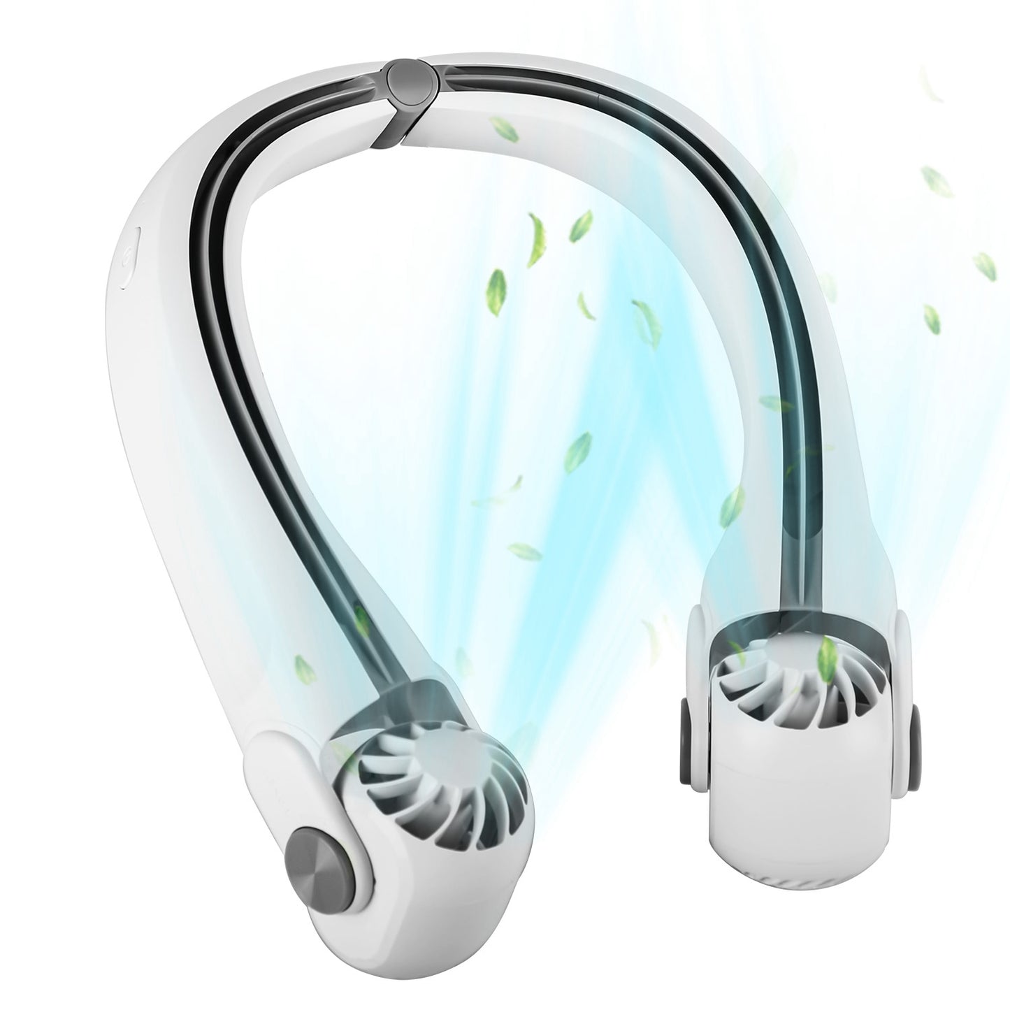 Portable Neck Hanging Fan with 360° Airflow & 3 Speeds