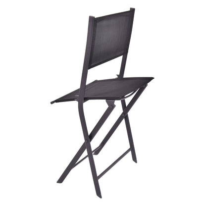 Folding Patio Dining Chairs Set of 4 - Steel Frame