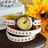 Fashionable Leather Belt Retro Watch