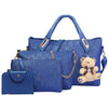 Chic Leather Handbag Set