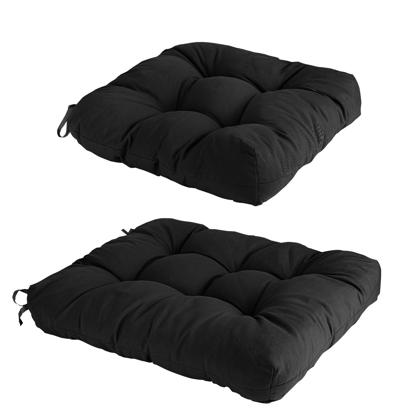 Rocking Chair Cushion Set with Non-Slip Ties - 2 Piece