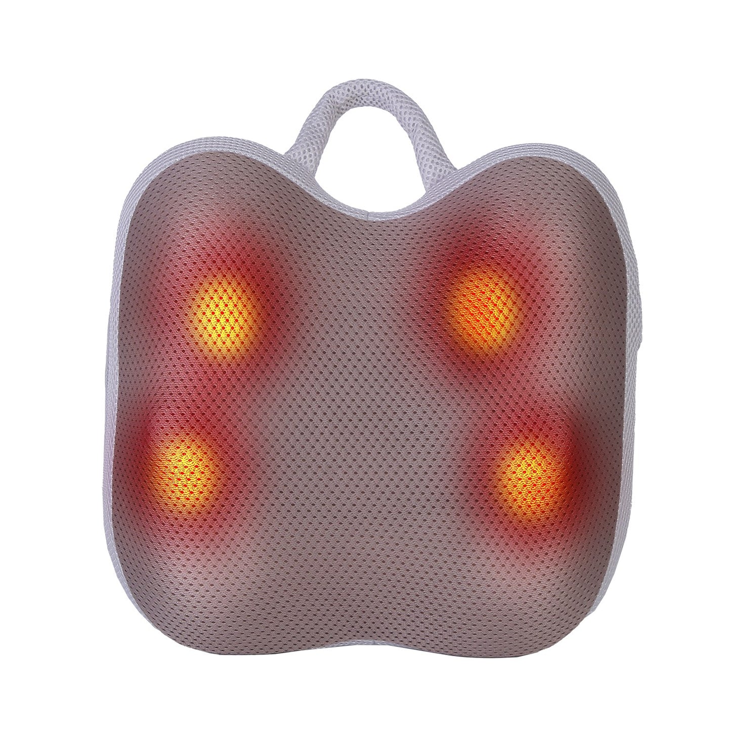 Cordless Shiatsu Back Massager with Heat & Kneading Nodes