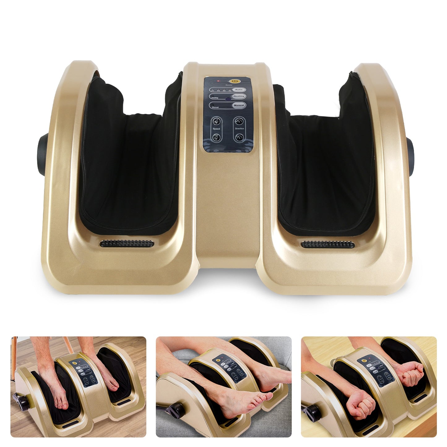 Shiatsu Foot Massager with Heating and Auto Modes