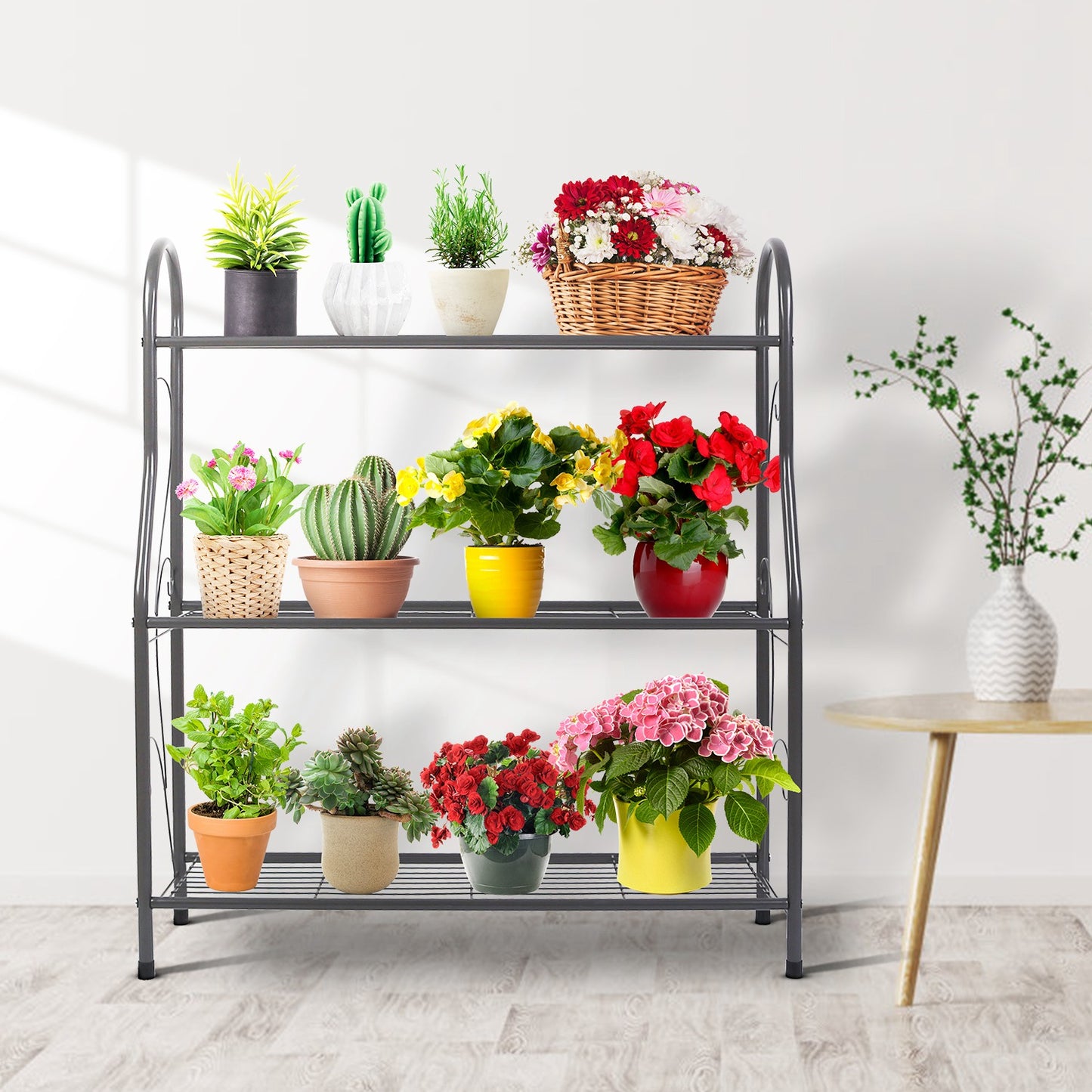 3 Tier Plant Stand Rack with 88 LBS Capacity