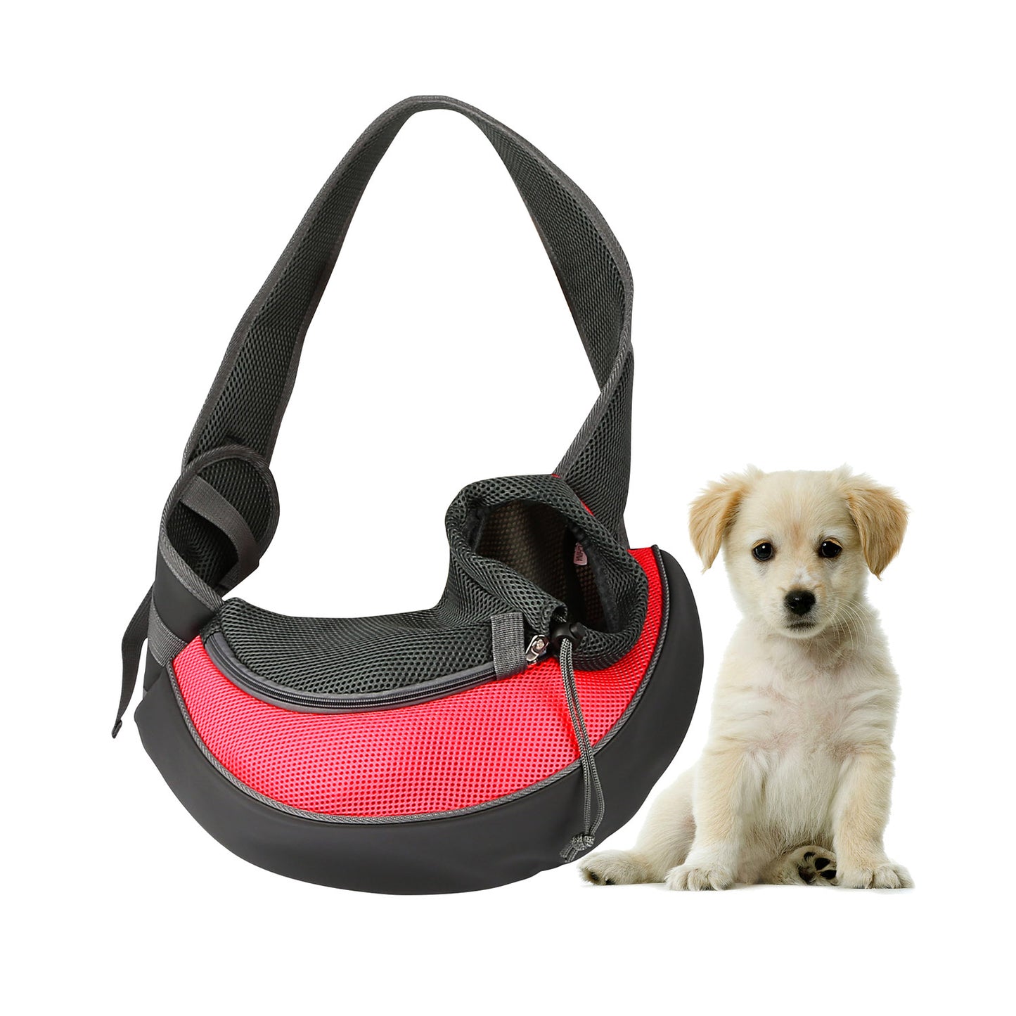 Pet Carrier Sling Bag for Small Dogs & Cats - Hands Free