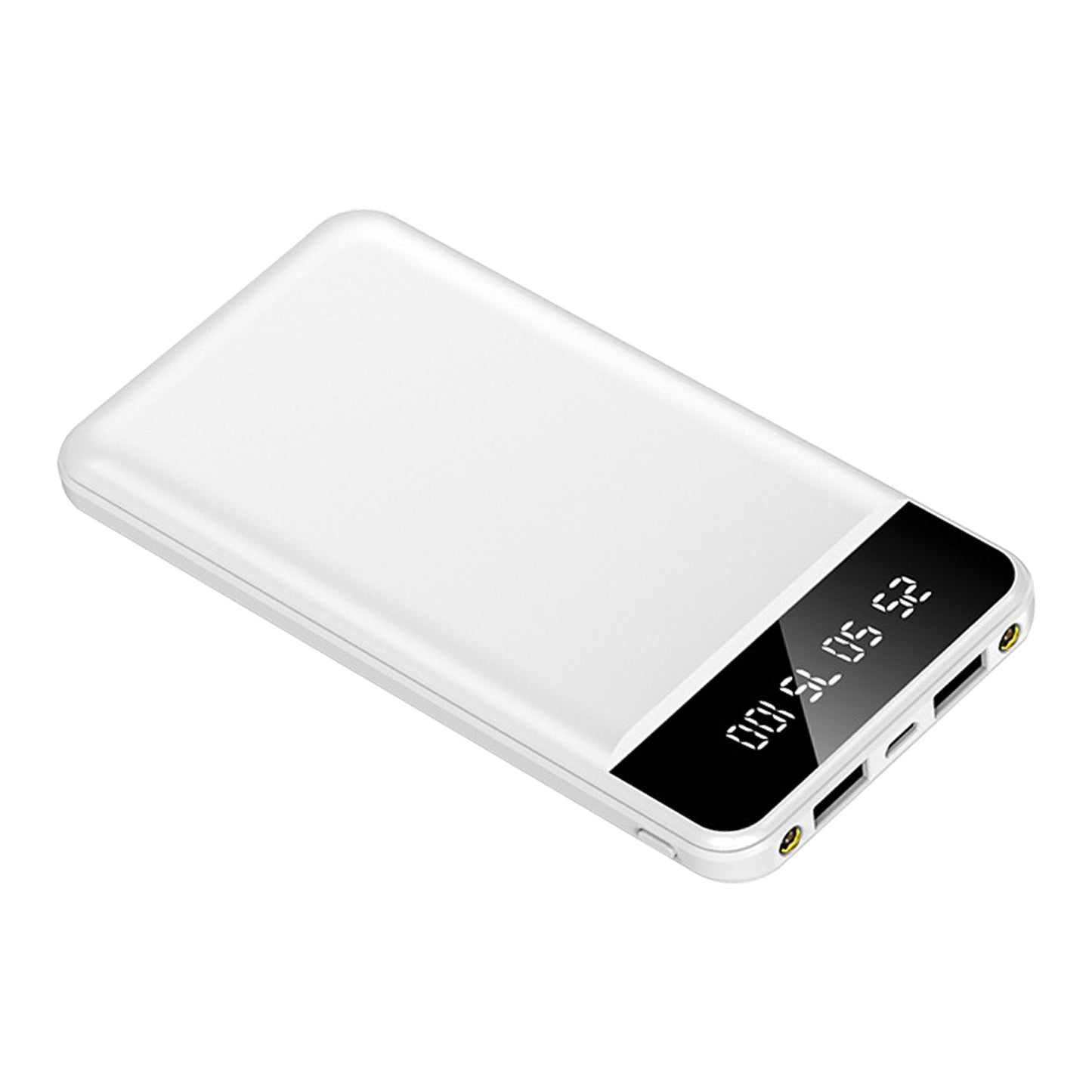 10000mAh Portable Power Bank with Digital Display & Flashlight