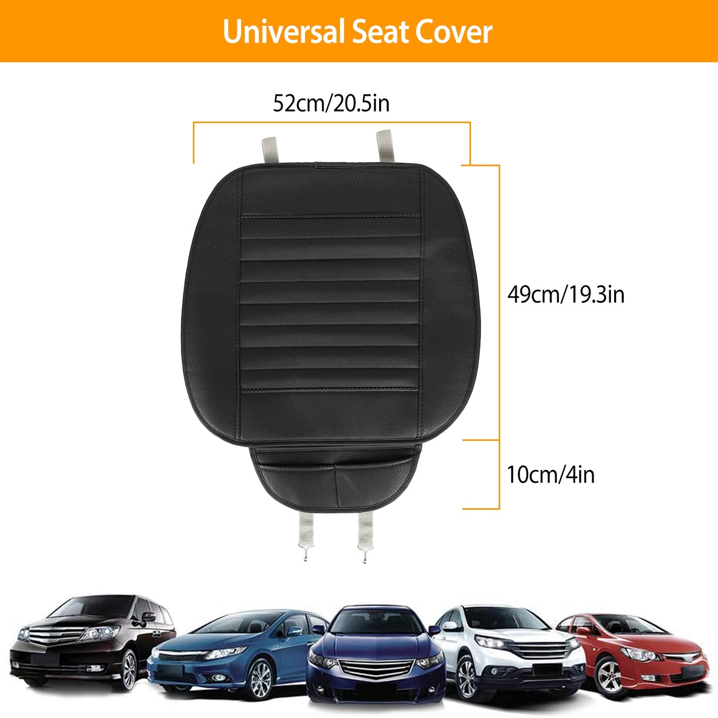 Car Front Seat Cover with Bamboo Charcoal Filling