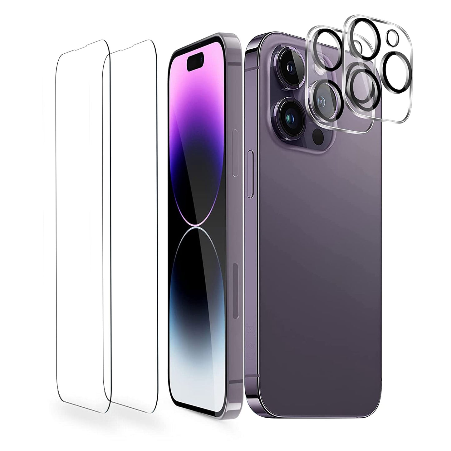 Camera Lens Protector for iPhone 12/13/14 - 9H Tempered Glass