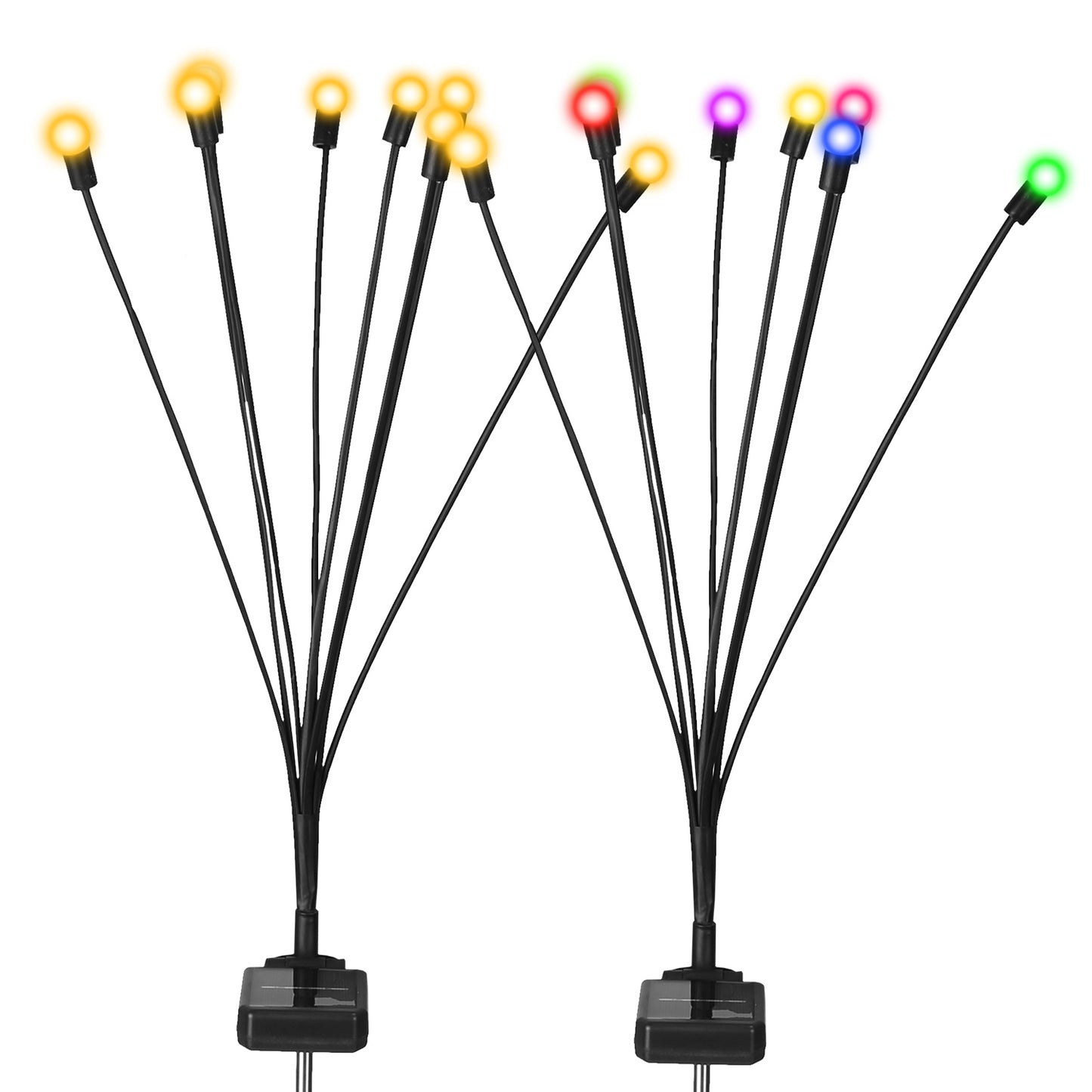 Solar Firefly Swaying Garden Lights - Waterproof LED Pathway
