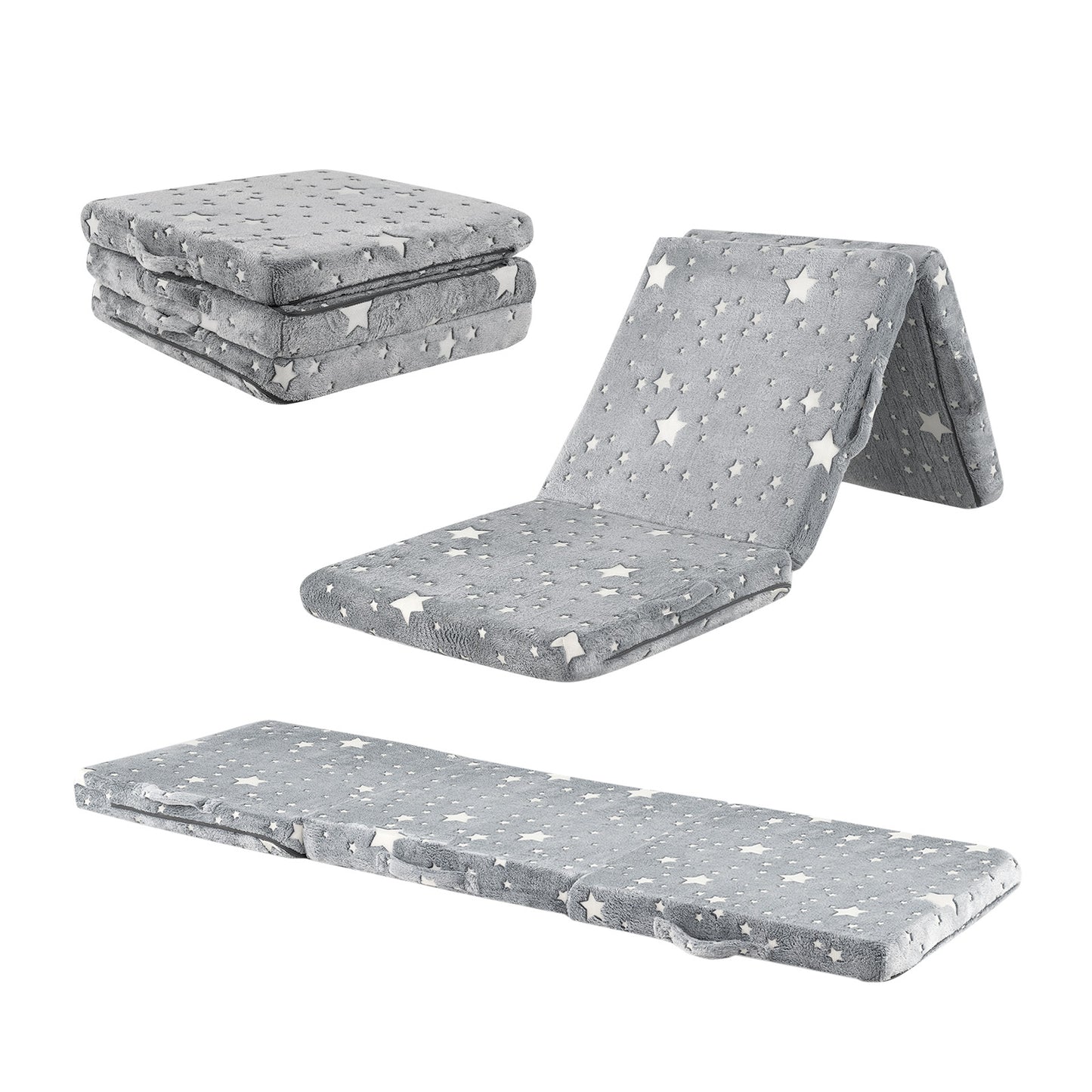 Foldable Floor Mattress for Kids with Washable Cover