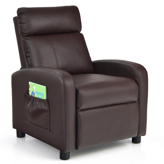 Kids Recliner Chair with Adjustable Backrest & Footrest