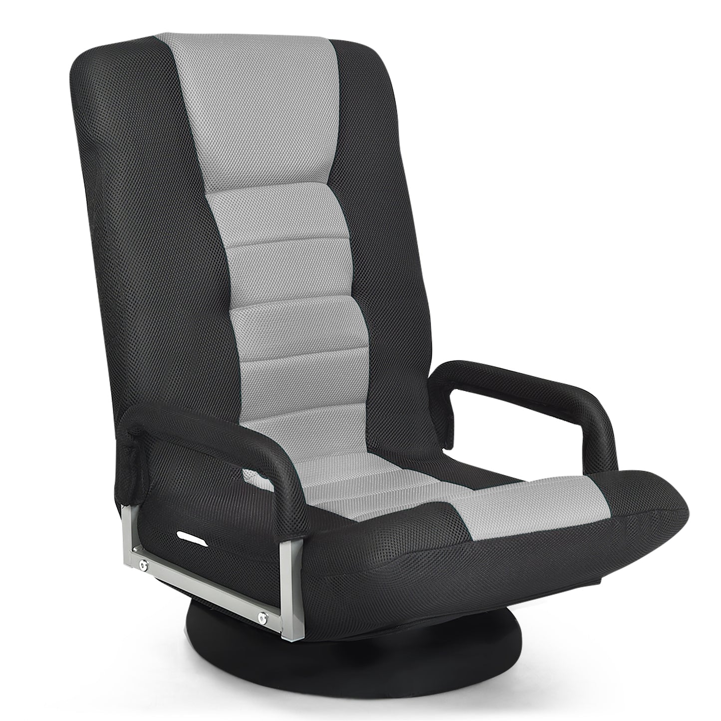 Swivel Gaming Floor Chair with Adjustable Backrest
