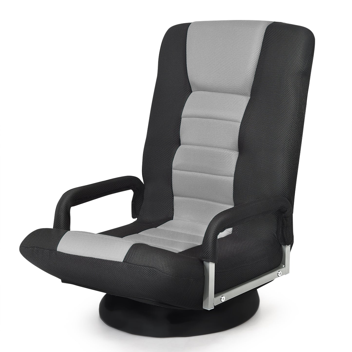 Swivel Gaming Floor Chair with Adjustable Backrest