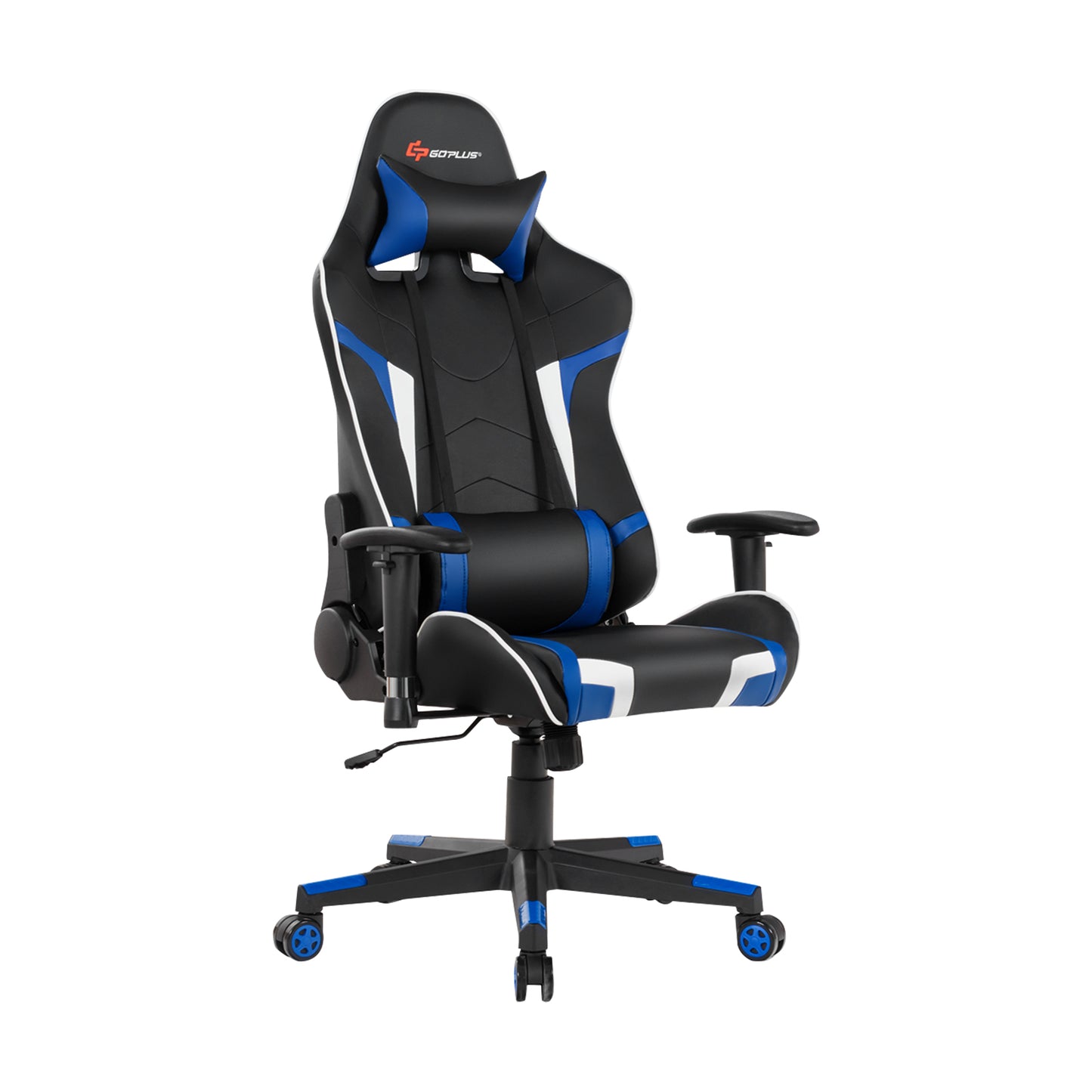 Reclining Gaming Chair with Massage Lumbar Support